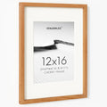 12x16 Picture Frame in Natural Cherry Wood for Stunning Displays