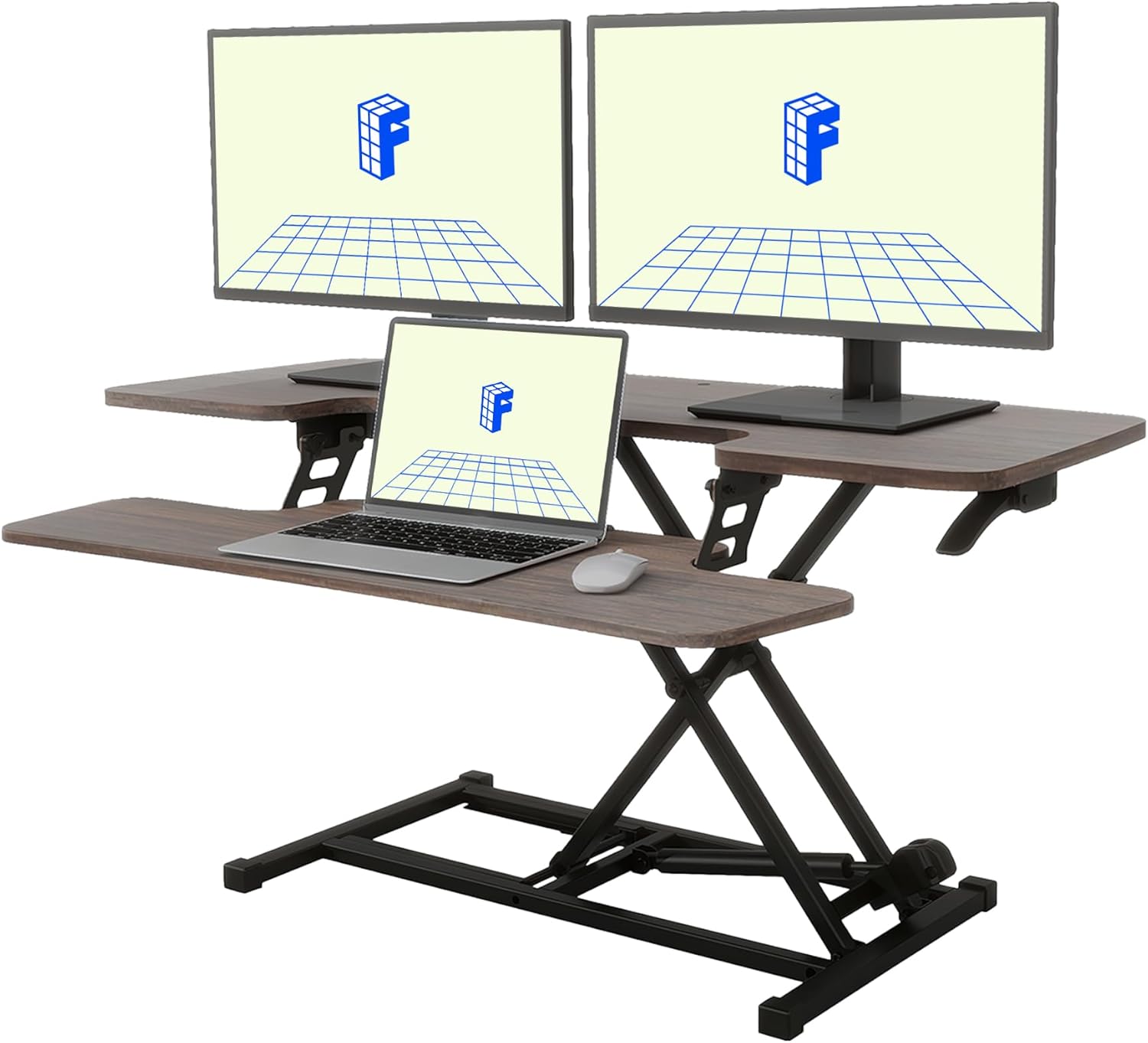 FLEXISPOT 42in Height Adjustable Standing Desk Converter Riser