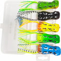 Topwater Frog Lures Set - 5 pcs Soft Frog Baits for Bass