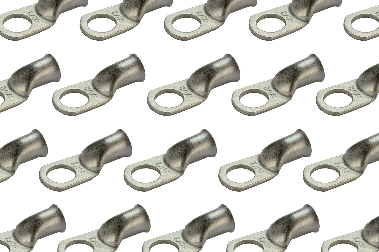 Tinned Copper Welding Battery Cable Ends for Marine Use - 50 Pack