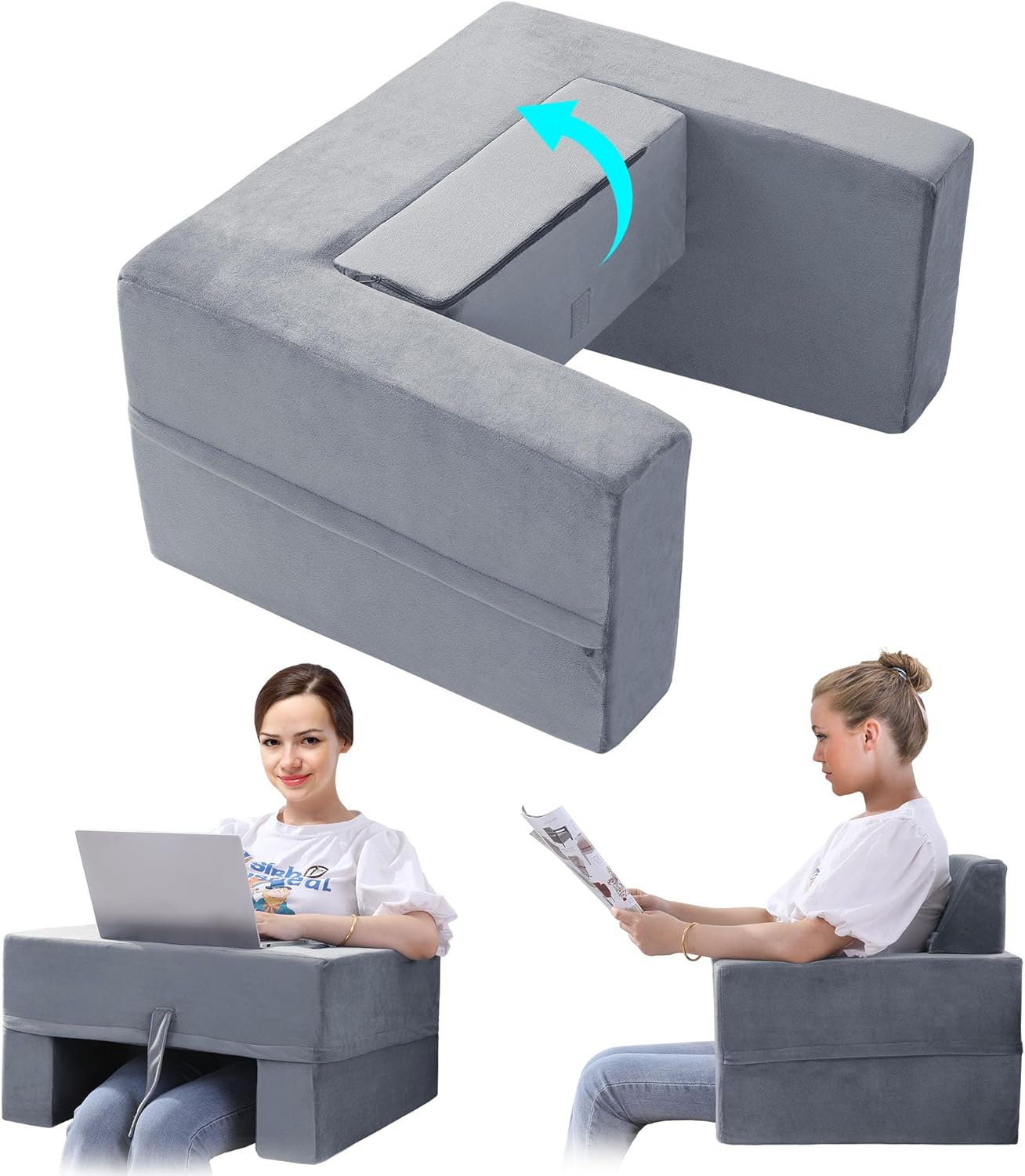 HOMBYS High Density Lap Pillow - Ultimate Comfort!