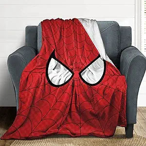 Superhero Spider Throw Blanket for Couch Car Bed 60x50 Inches