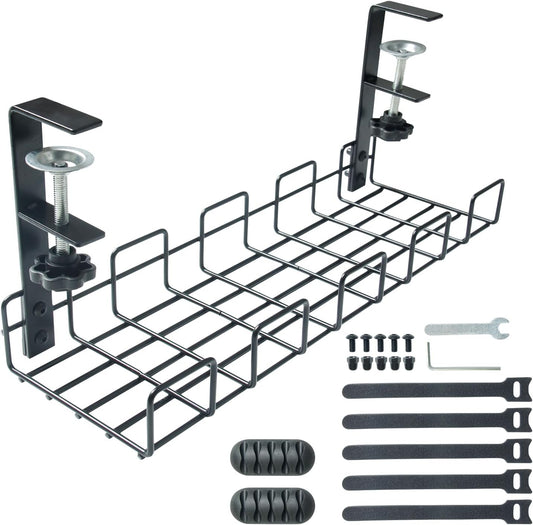 Clutter-Free Desk: Dsoar Cable Management Tray