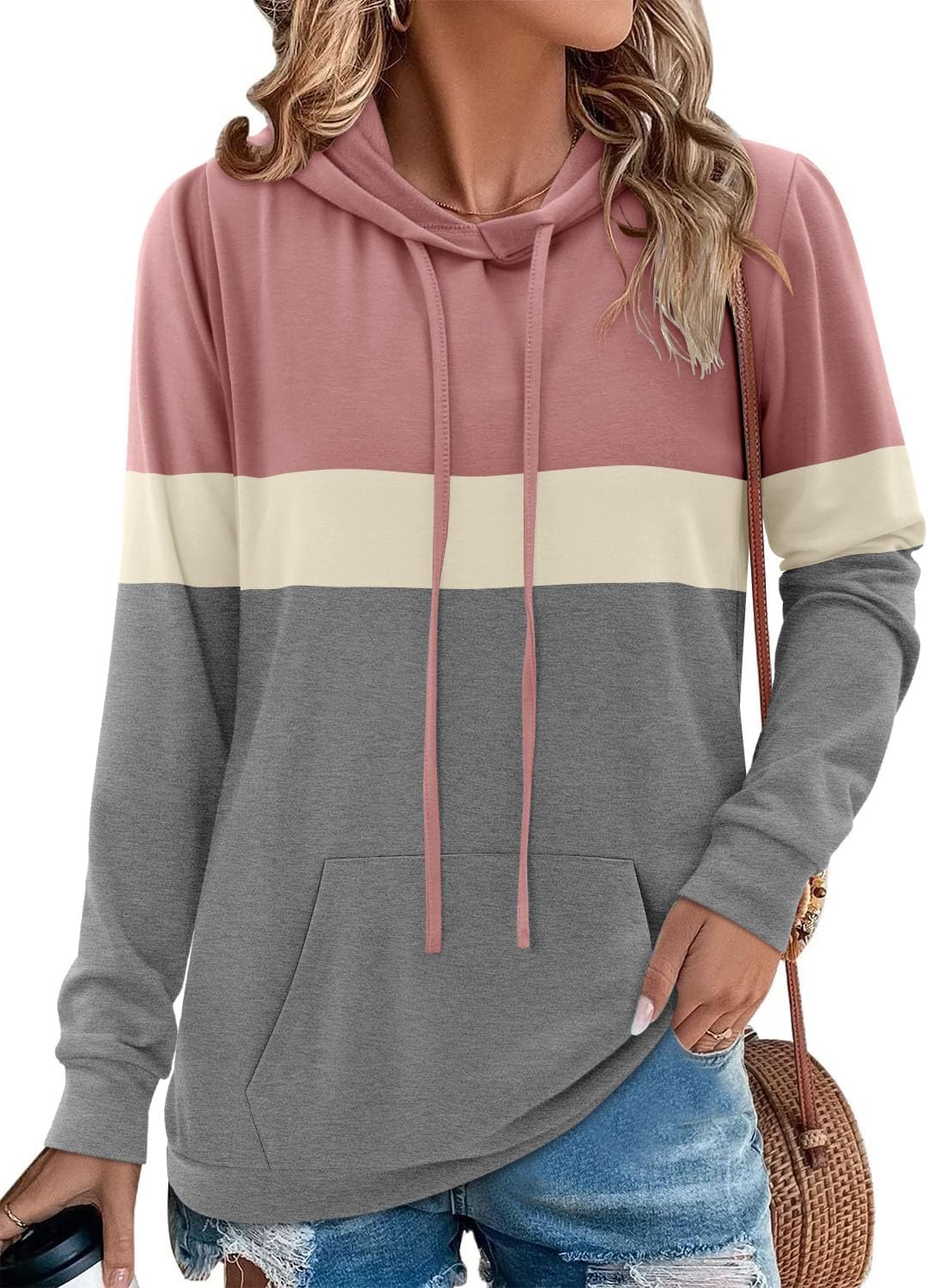 Angerella Hoodies for Women: Camo Leopard Print Pullover
