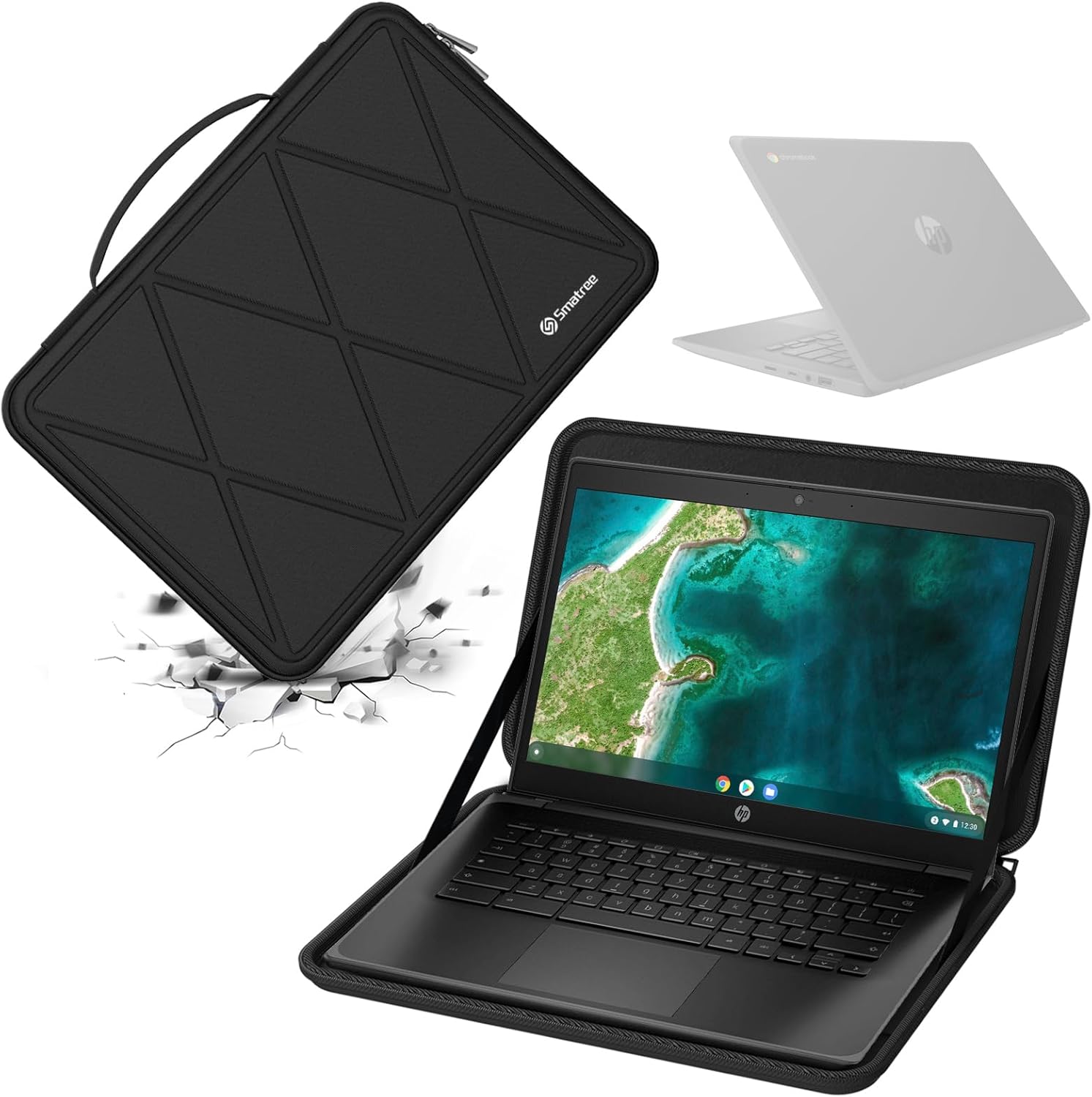 Smatree Hard EVA Protective Sleeve Case for 14 inch HP Chromebooks