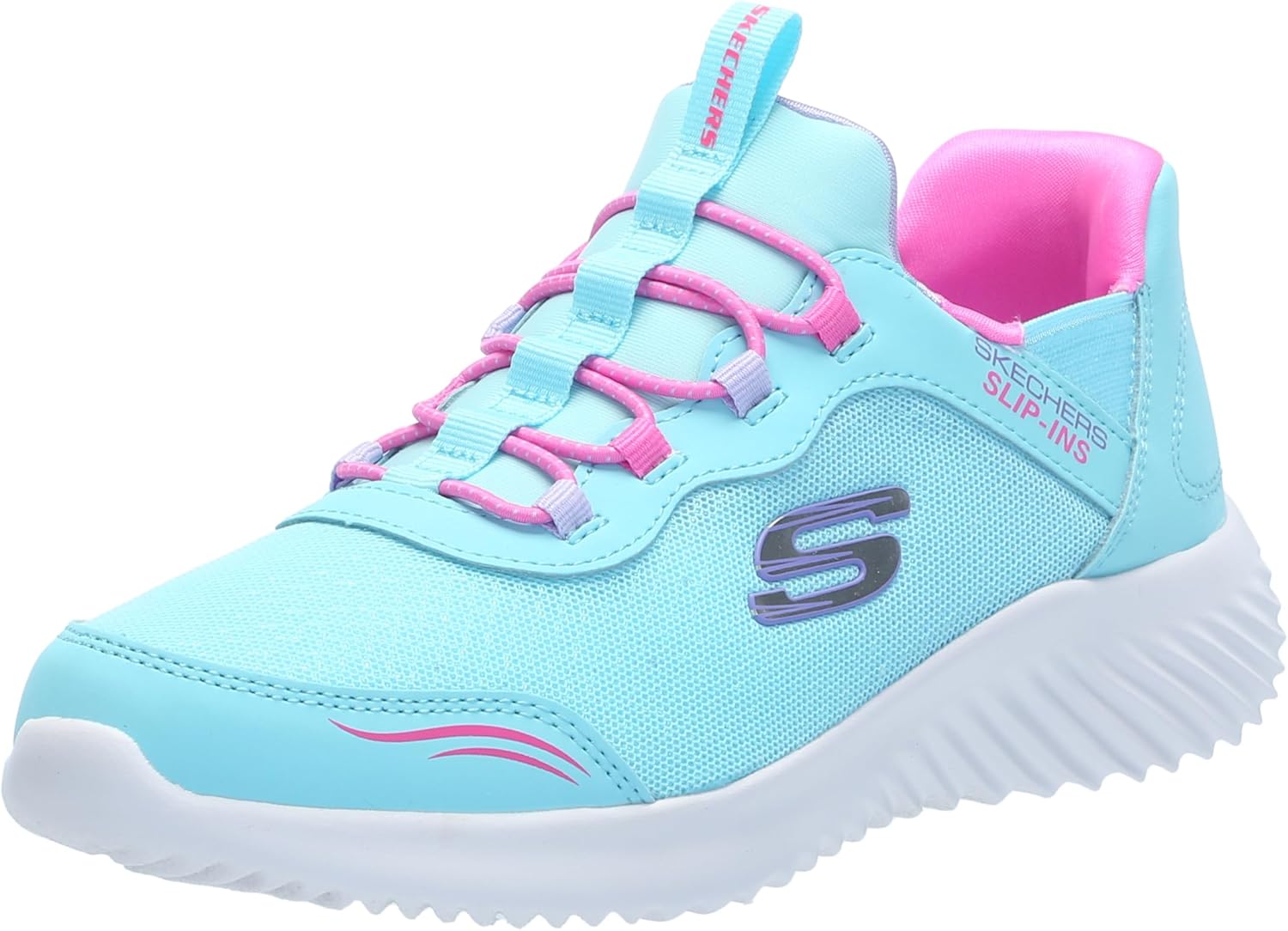 Skechers Girls Bounder-Simple Cute: Effortless Slip-On Design