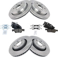 Front and Rear Brake Pad & Rotor Kit for 2012-16 Grand Cherokee