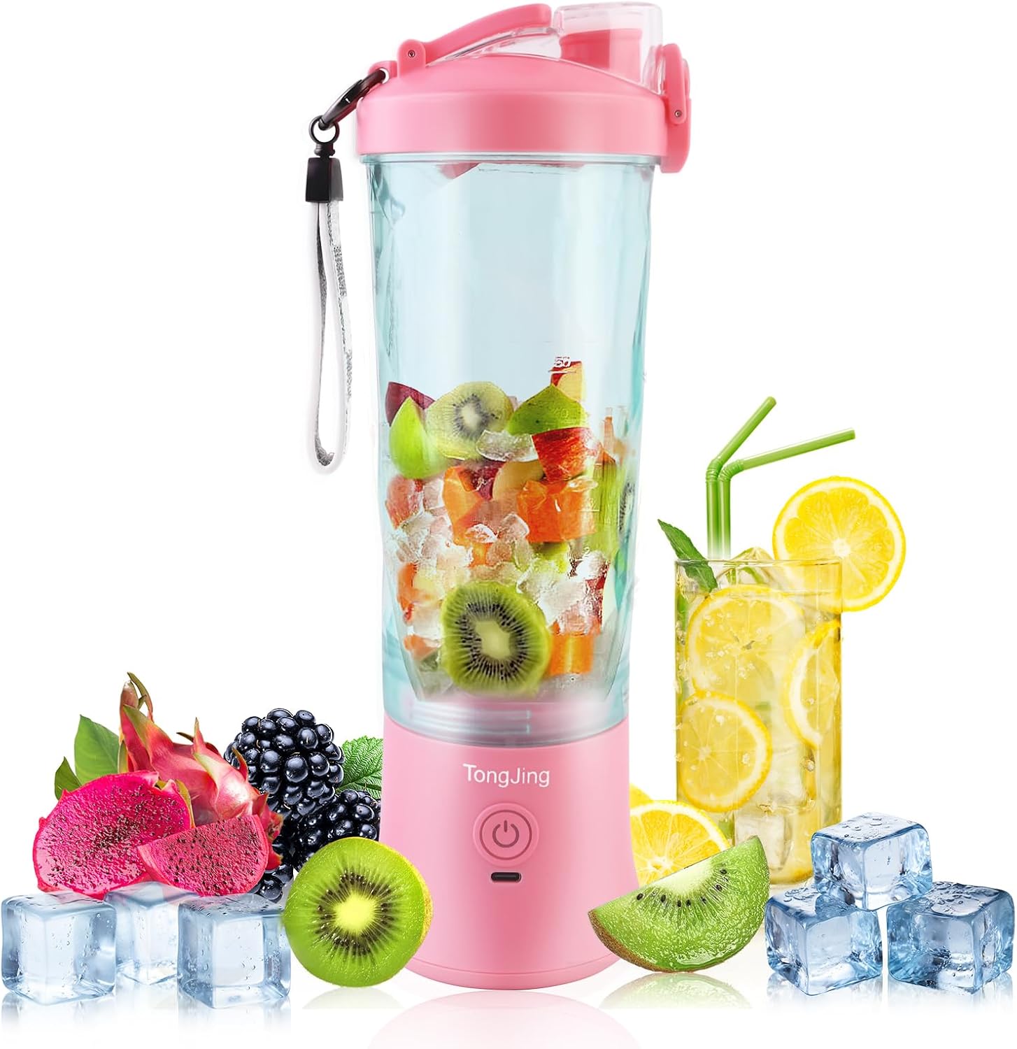 Powerful Portable Blender: Shakes & Smoothies On-The-Go!