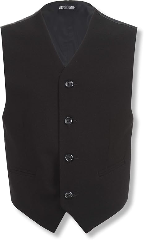 Calvin Klein Boys' Formal Suit Vest with Adjustable Back Strap