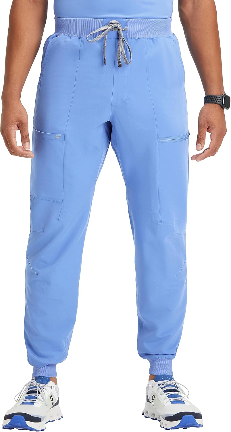 Fabletics Men's All-Shift 5-Pocket Scrub Jogger for Comfort