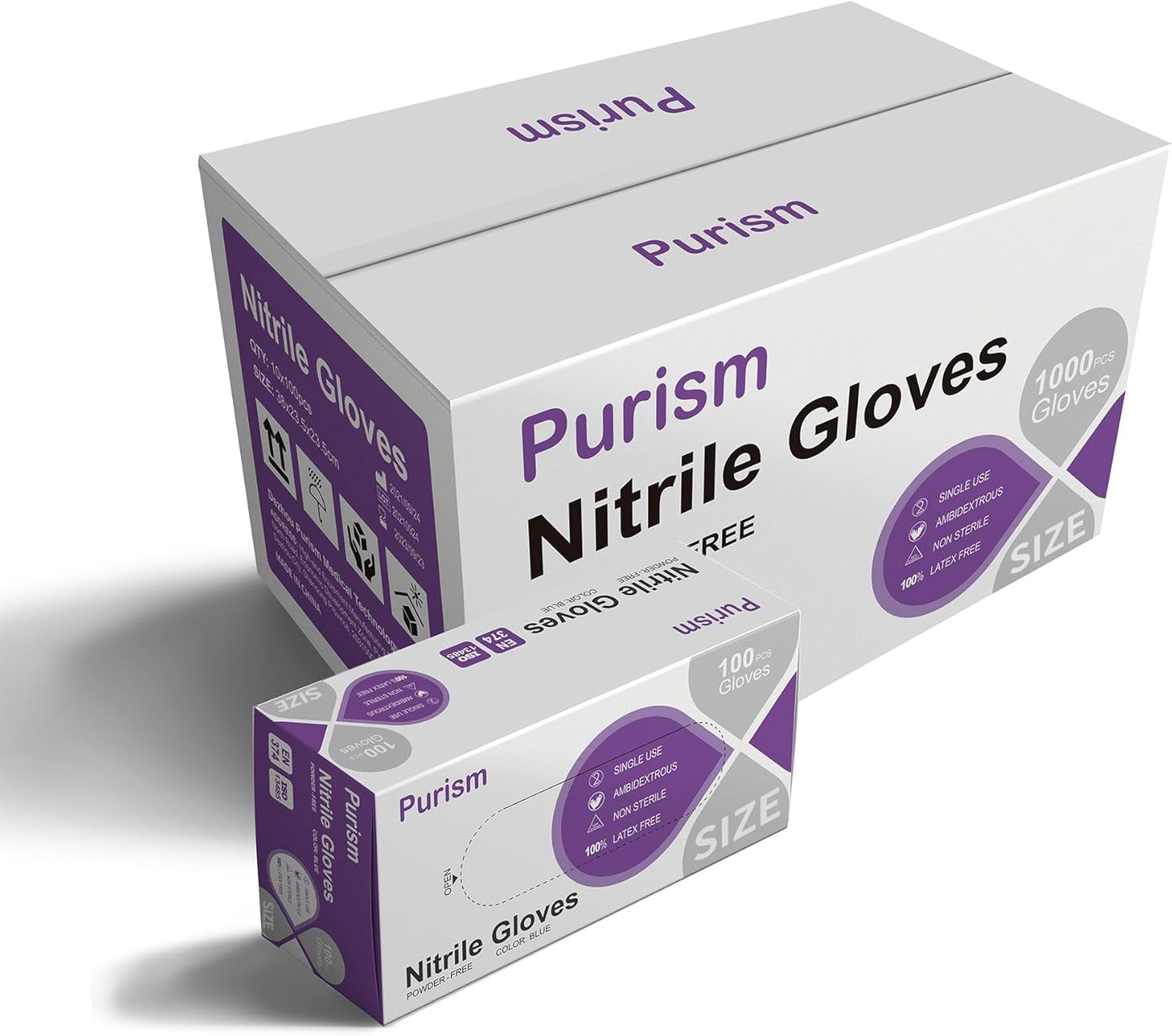 Daddy's Choice Nitrile Gloves 100Pcs for Food and Cleaning Use