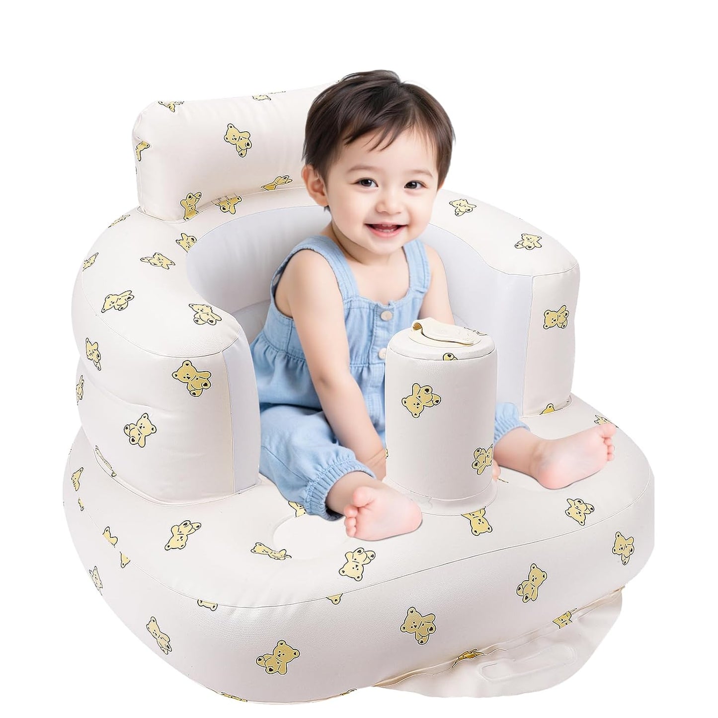 Inflatable Baby Chair with Built-in Pump - Momsnug