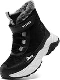 Boys Hiking Boots Kids Outdoor Winter Snow Boots - Warm, Anti-Slip