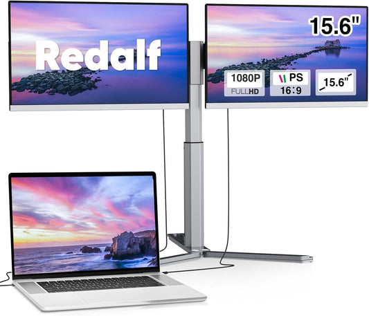 Redalf Triple Monitor: Extend Your View Anywhere!