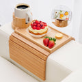 Couch Cup Holder 3 in 1 Sofa Arm Tray - Rotating Cup Holder & Phone