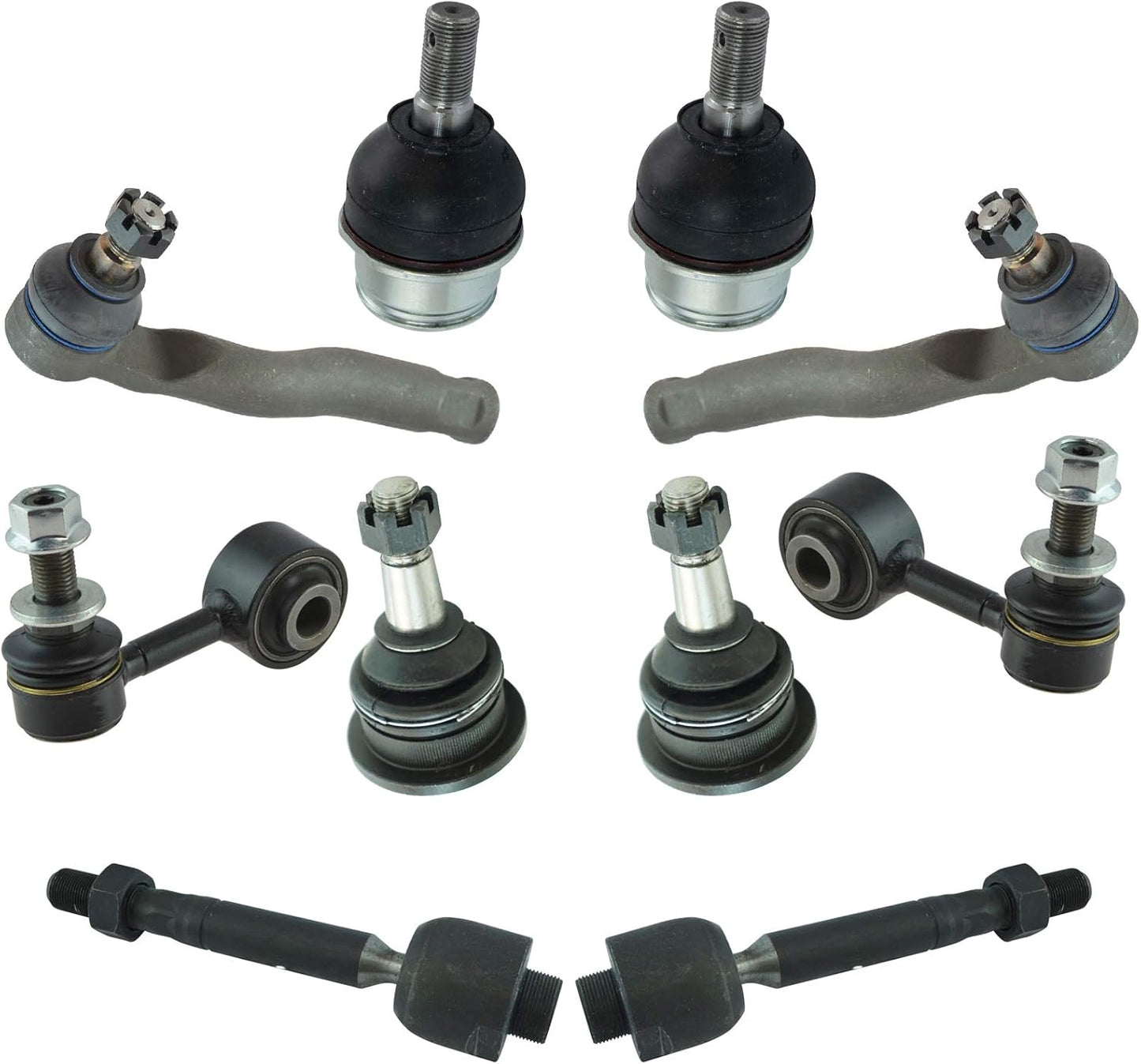 TRQ Front Steering & Suspension Kit for Toyota Sequoia & Tundra