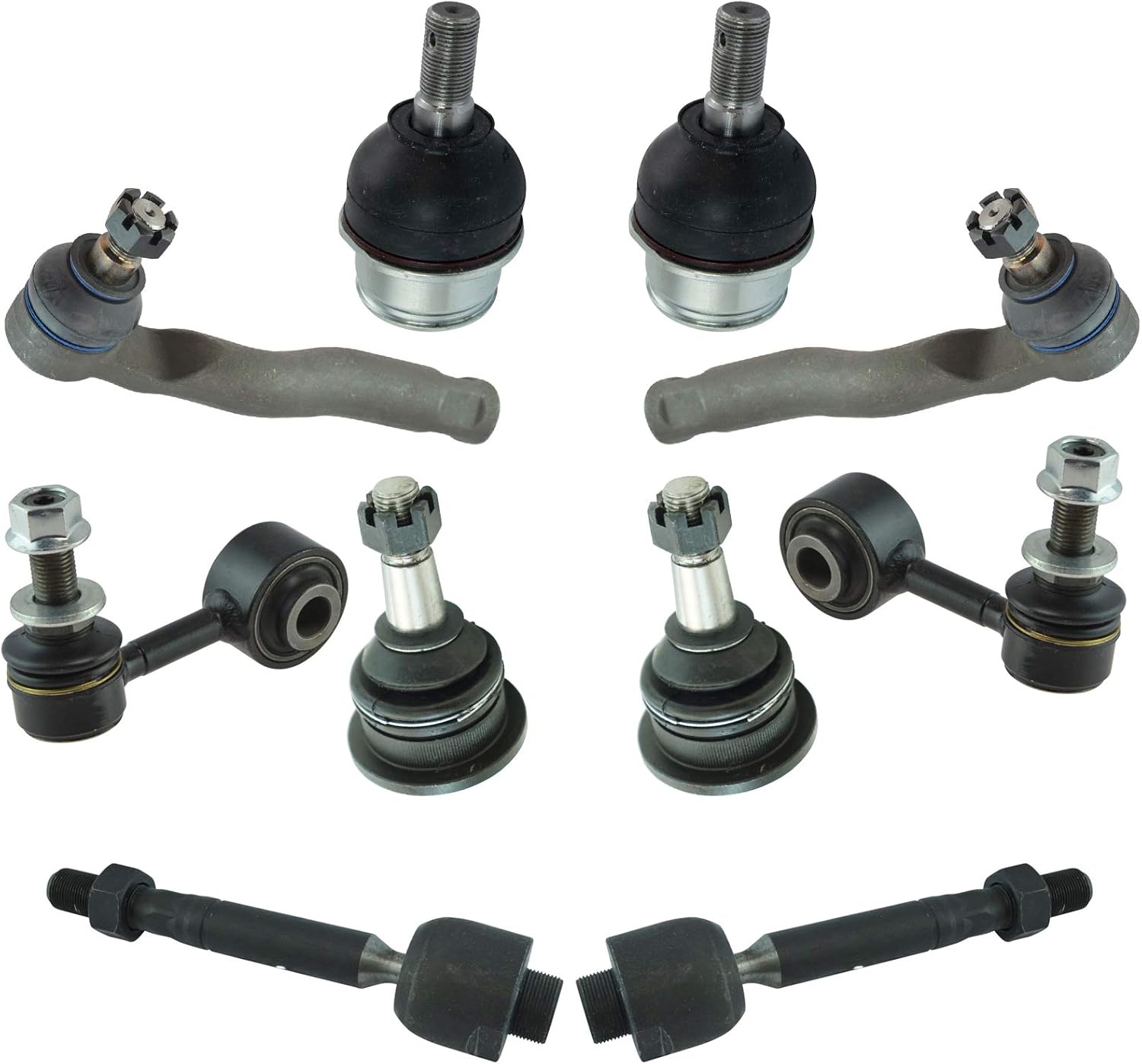 TRQ Front Steering & Suspension Kit for Toyota Sequoia & Tundra