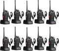 pxton Walkie Talkies for Adults Two Way Radios 10 Pack - Long Range