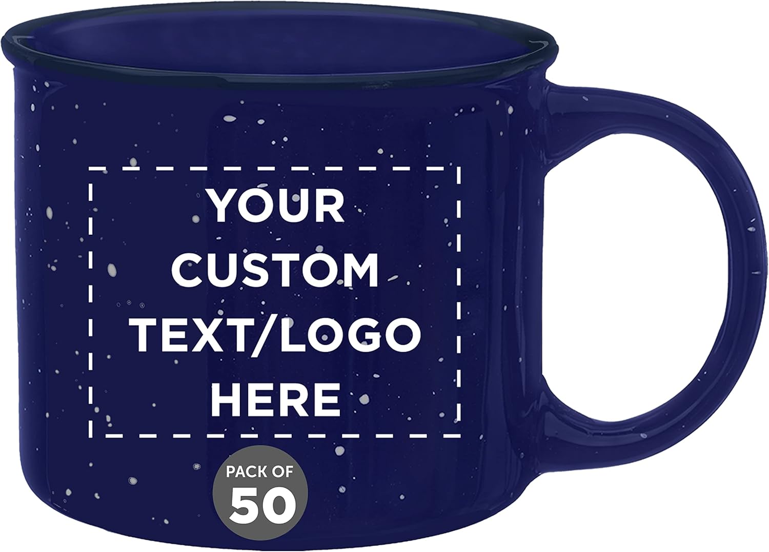 Custom Ceramic Campfire Coffee Mugs Set of 50 for All Occasions