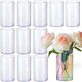 12pc Glass Cylinder Bud Vases for Stunning Table Centerpieces