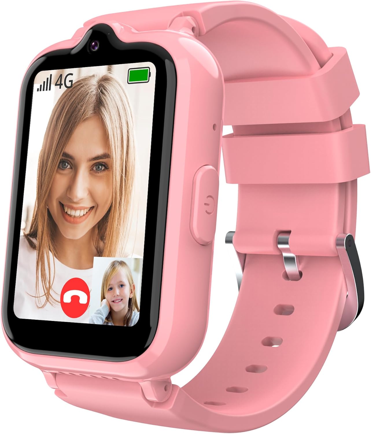 4G Kids Smart Watch with GPS Tracker for Girls Age 5-12