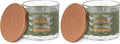 Root Candles Fall Scented Beeswax Blend 3-Wick Glass Candle (Pack