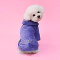 Juicy Couture Bling Velour Pet Hoodie - Royal Purple XS/S
