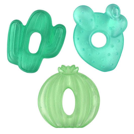 Itzy Ritzy Green Cactus Teethers - Soothes Sore Gums