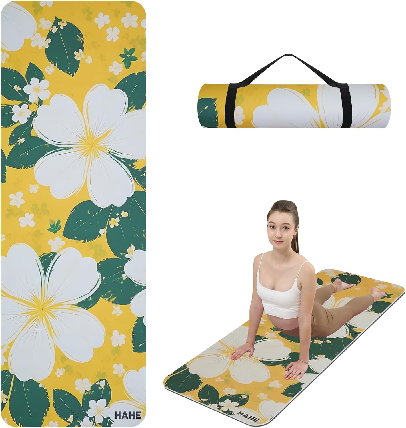 POE Yoga Mat - Non Slip, High Density, Portable