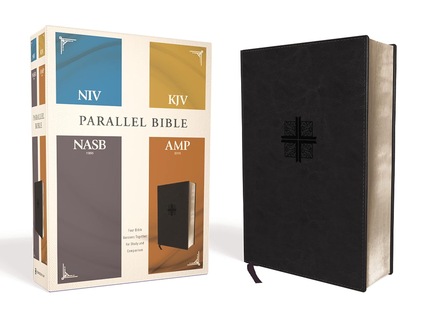 Parallel Bible with Four Versions for Comprehensive Study