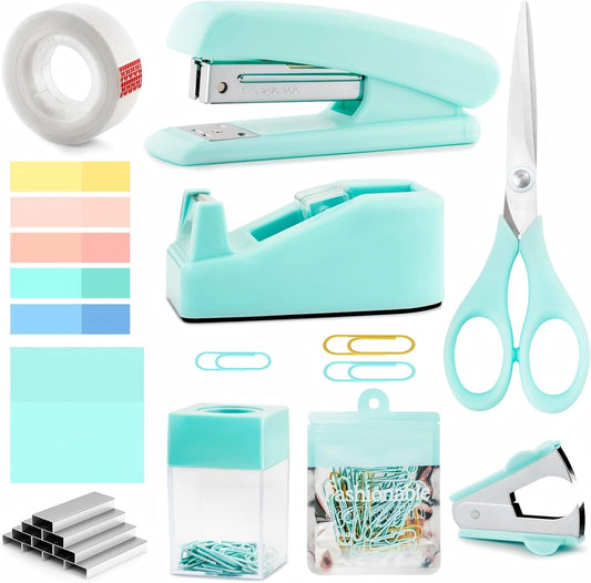 Mint Green Desk Set - Stylish Office Gift