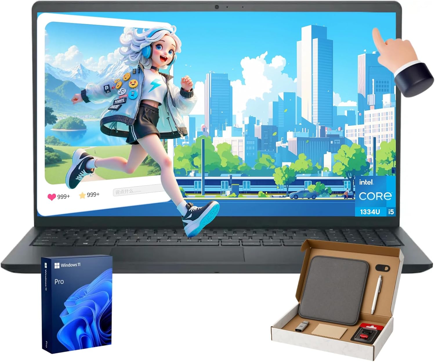 Dell Inspiron 15 Touchscreen Laptop with 10-Core i5 Processor