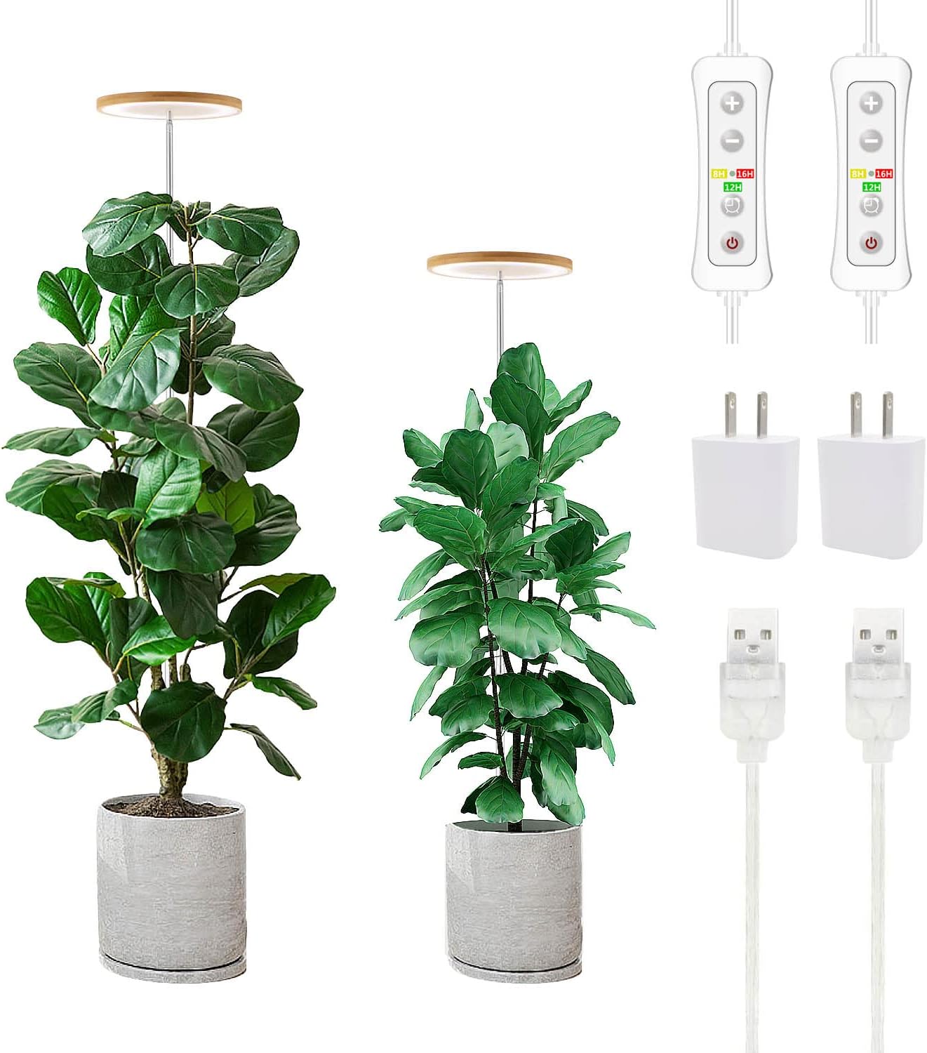 yadoker Plant Grow Light with Full Spectrum for Indoor Plants