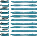 Schneider Slider Memo XB Ballpoint Pen Pack of 10 - Smooth Teal Case