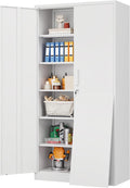 Wide & Deep Metal Storage Cabinet 72in x 36in x 18in - Heavy Duty
