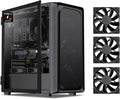 DARKROCK EC2 Black ATX Mid Tower PC Case - Mesh Front, Type-C Ready