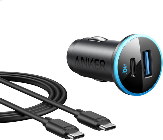 Anker 52.5W Fast Car Charger for iPhone & Galaxy