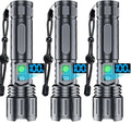 Rechargeable Flashlights High Lumens - 2000 Lumens Long Beam Super