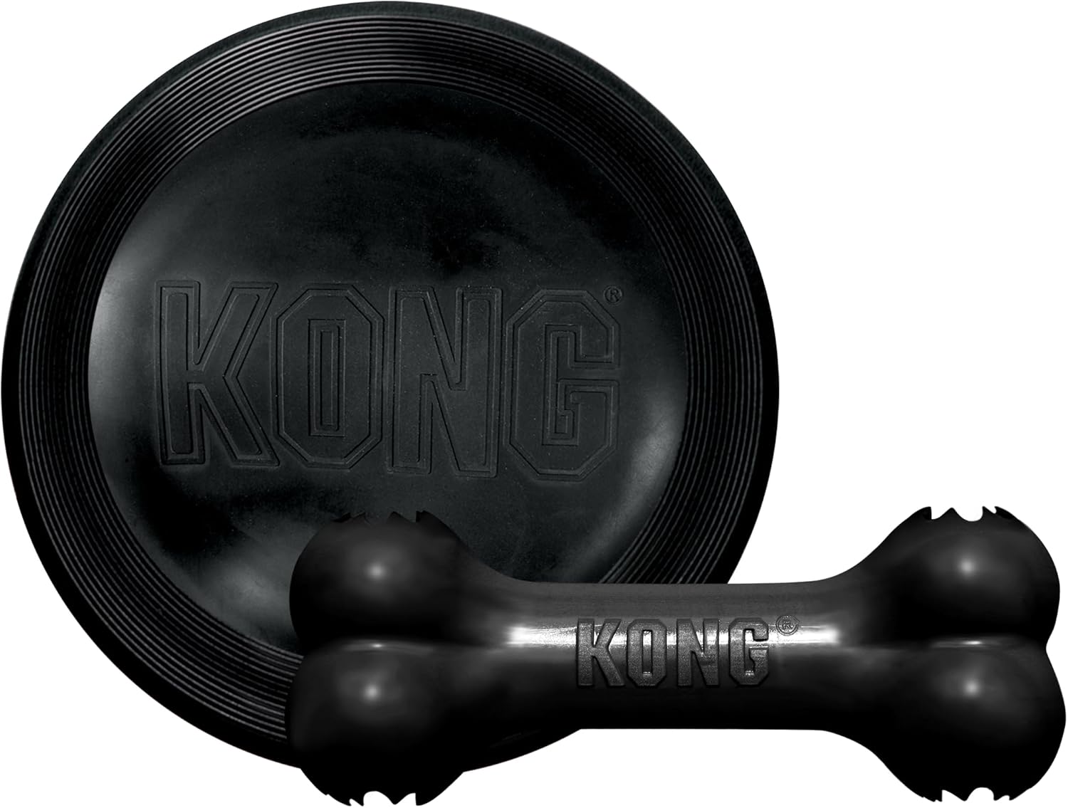 KONG Extreme Flyer & Goodie Bone - Durable Play Duo