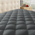 Quilted Mattress Pad Cover with Deep Pocket - Cooling Pillowtop