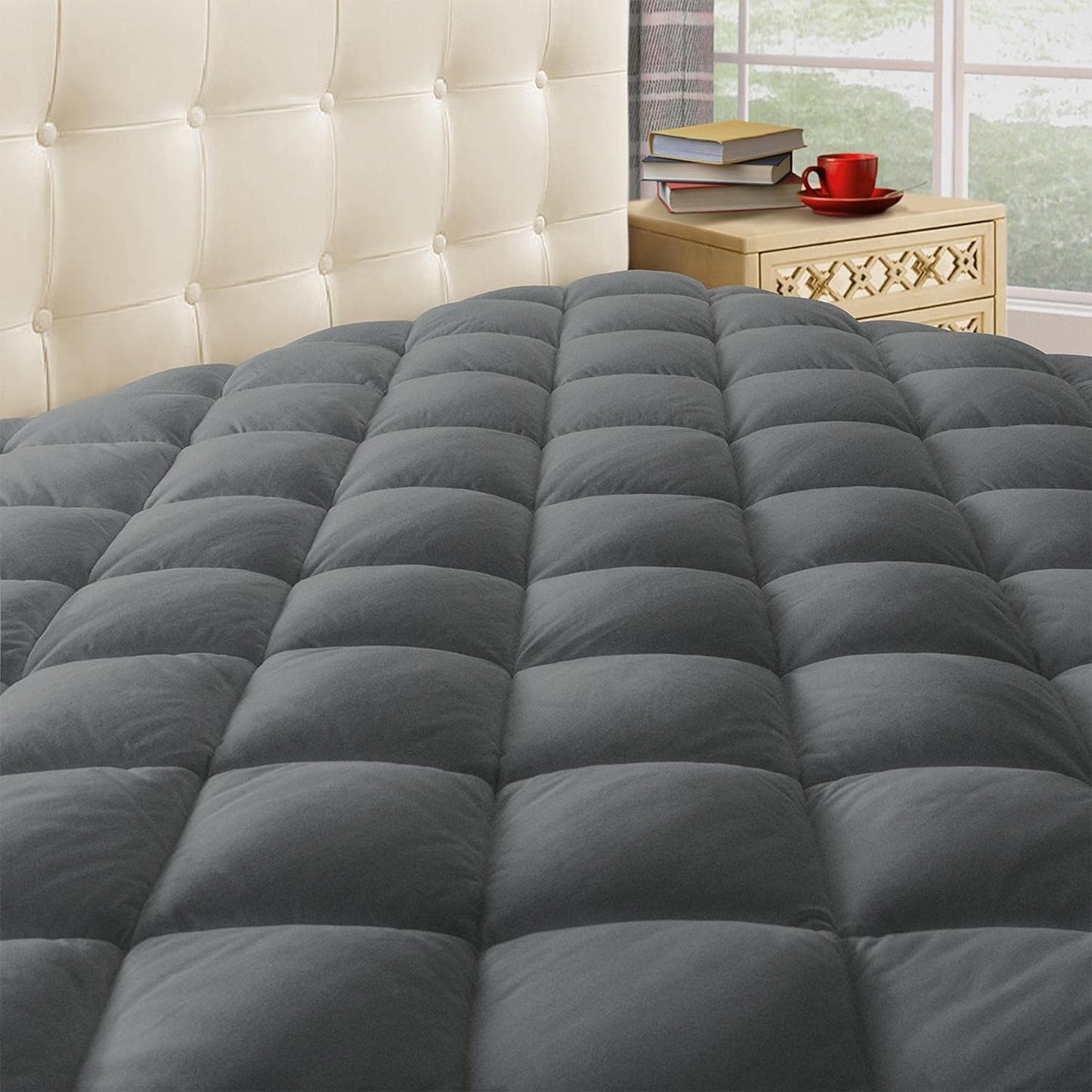Taupiri King Quilted Mattress Pad Cover for Ultimate Comfort