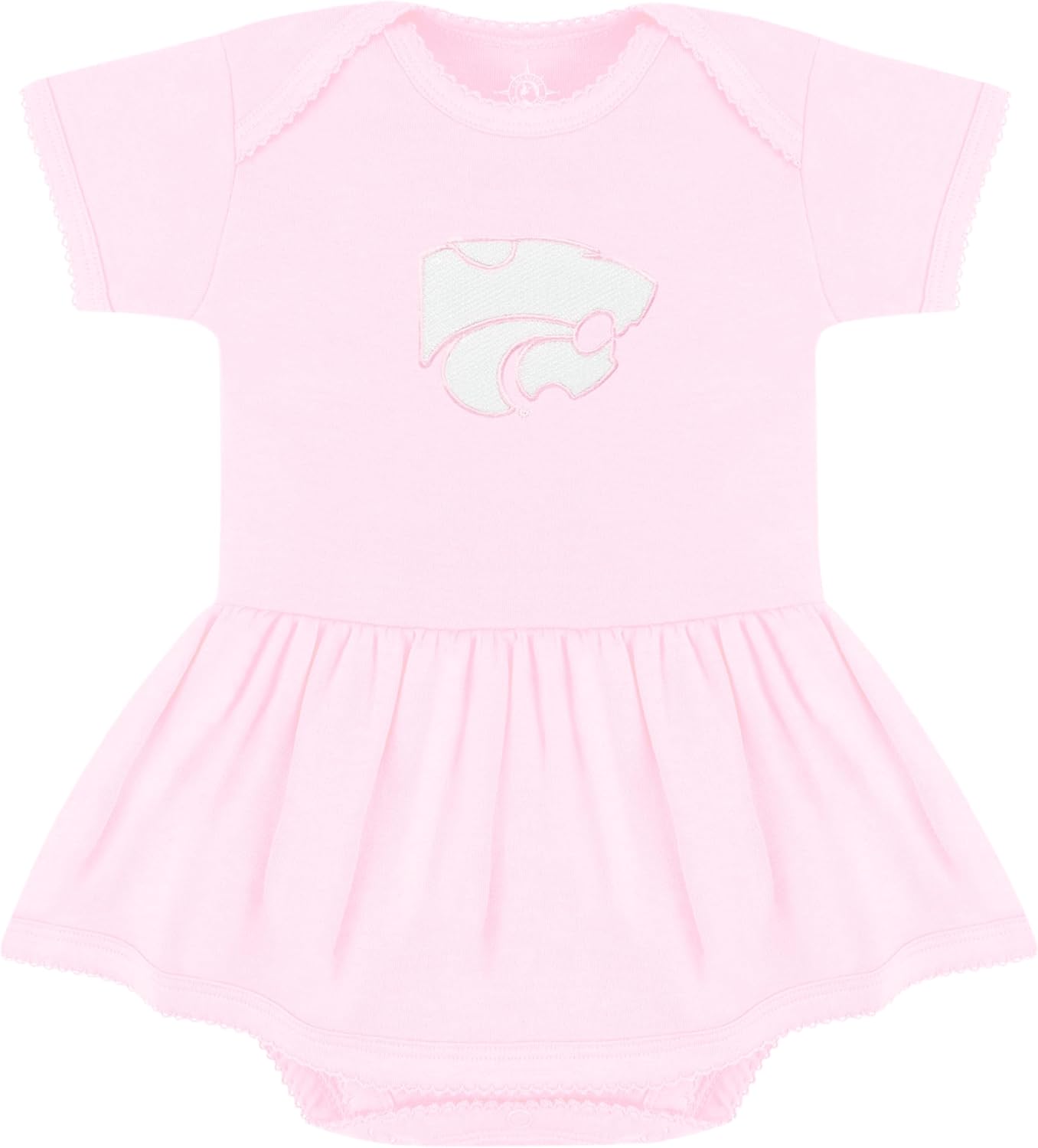 Creative Knitwear College Baby Picot Bodysuit Dress for Girls