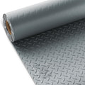 TRIPOWER Heavy-Duty PVC Garage Floor Mat 7.5 x 17 ft - Durable Diamond