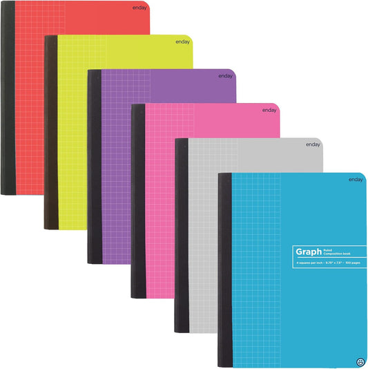 Enday Premium Graph Paper Notebook Pack