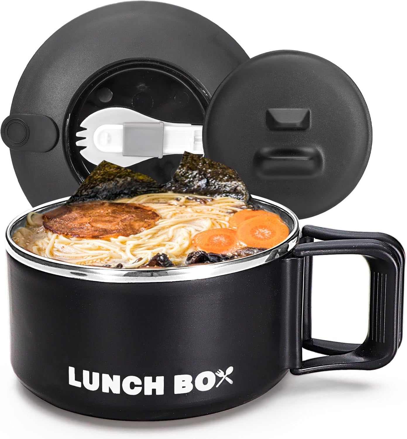 Stainless Steel Microwave Ramen Bowl - Quick & Easy Cooking