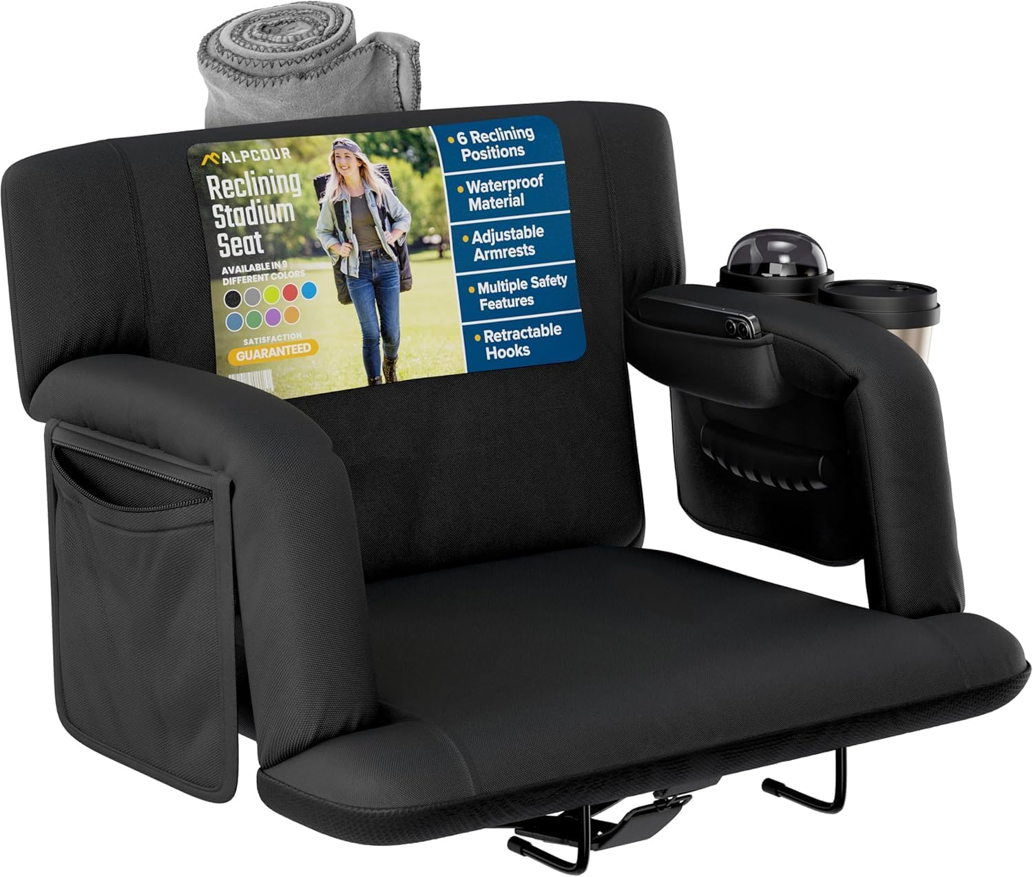 Reclining Stadium Seats with Back Support for Ultimate Comfort