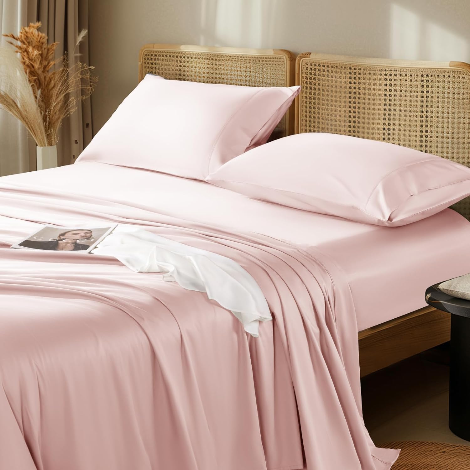 LBRO2M 1000 Thread Count Egyptian Cotton King Sheet Set