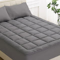 Quilted Queen Mattress Pad Pillow Top Mattress Topper - Cooling