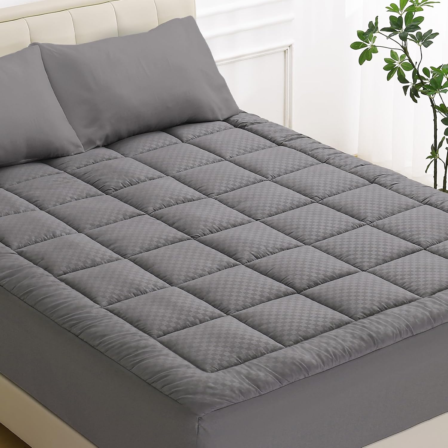 OLANLY Queen Quilted Mattress Pad for Ultimate Sleep Comfort