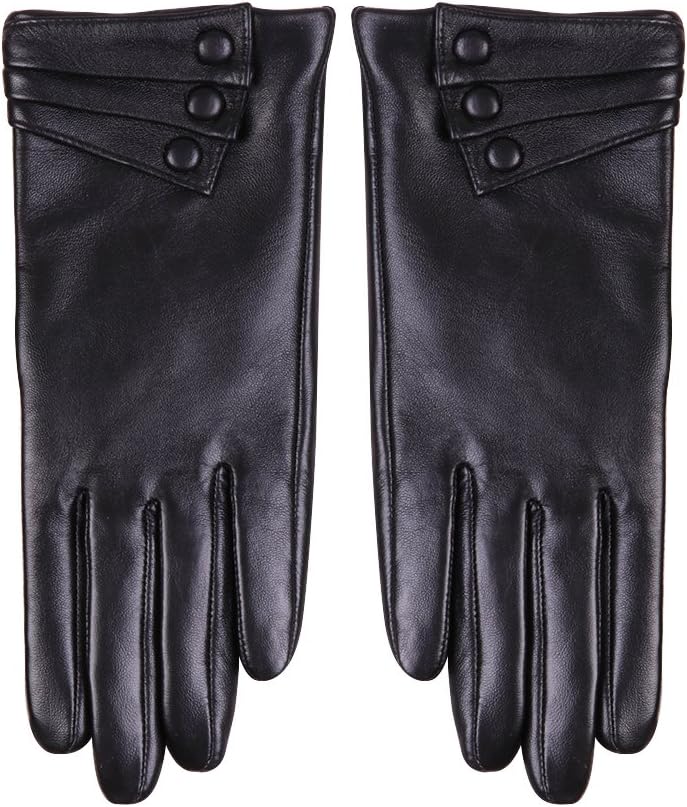 Warmth & Style: Nappaglo Nappa Leather Gloves for Women